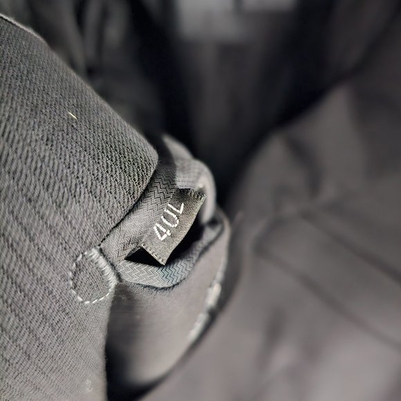 Lineage 40L Black Striped 2-Button Sport Coat Blazer Jacket B041 - Picture 12 of 12